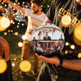 Kuangmi Personalized Photo Basketball Sizes 6/7 Ideal for Parties and Gifts - Hygroscopic PU Material